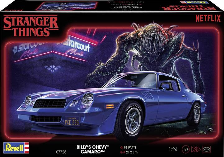 Actual product image Revell Stranger Things Chevy Camaro Z/28