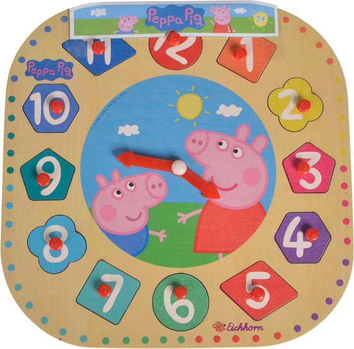 Image du produit Simba Peppa Pig, horloge éducative (Allemand)