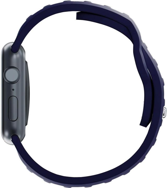 Immagine prodotto 3MK Cinturino in silicone granatowy/blu oceano dla Apple Watch 38/40/41mm (Acciaio inossidabile, Silicone)
