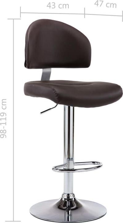 Actual product image vidaXL Barhocker