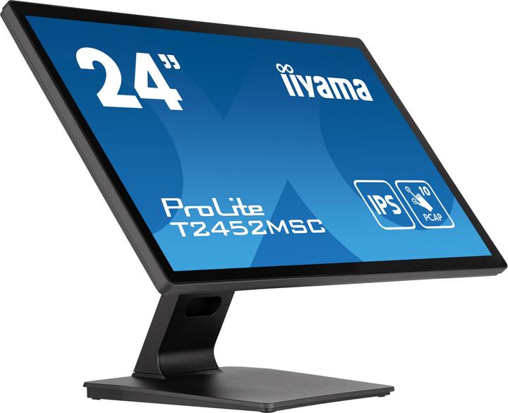 Produktbild iiyama TFT T2452MSC 60.5cm IPS TOUCH 24"/1920x1080/HDMI/DP/2xUSB (1920 x 1080 Pixel, 23.80")