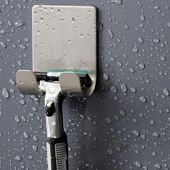 Produktbild König Design Halterung Rasierer Nassrasierer Halter Wand Haken Rasierhalterung Selbstklebend