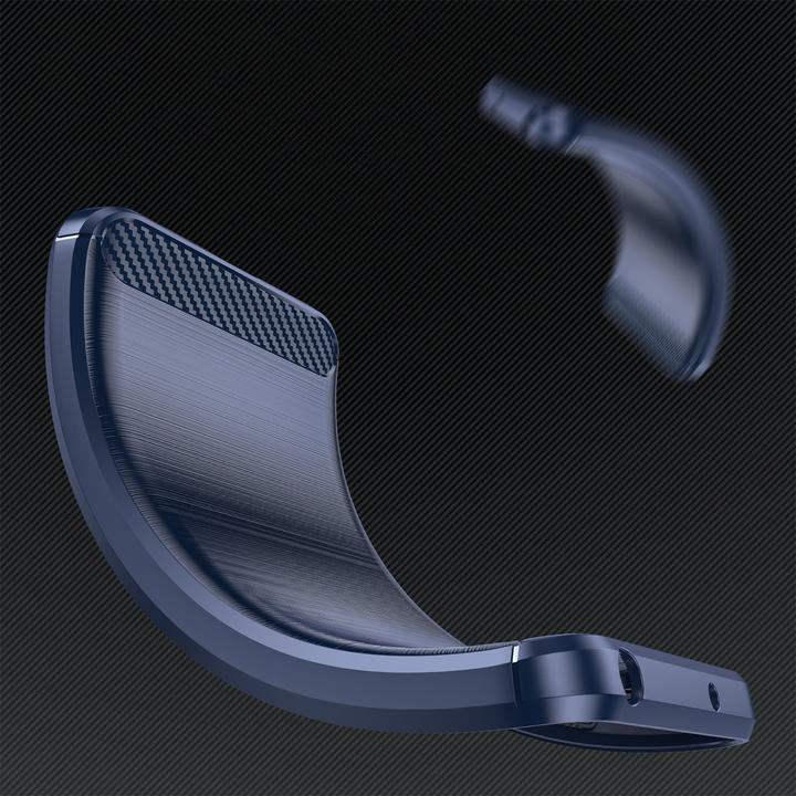 Actual product image Hurtel Carbon Case case for Realme C35 flexible silicone carbon cover black (Realme C35)