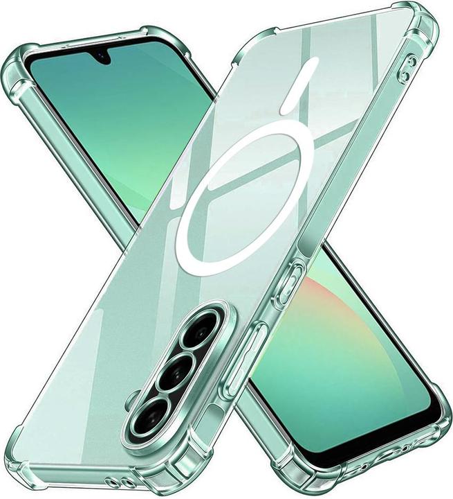 Techsuit - Shockproof Clear Silicone MagSafe - Samsung Galaxy A26 5G - Clear (Samsung Galaxy A26)