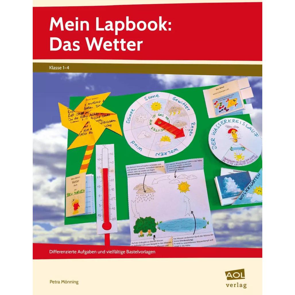 Mein Lapbook: Das Wetter, Schulbücher von Petra Mönning