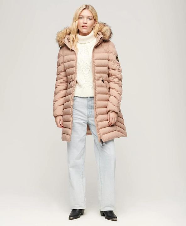 Produktbild Superdry daunenjacke id fuji faux fur (M)
