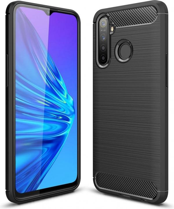 Screenguard Realme 5 Cover Carbon Brushed Soft TPU (Realme 5)