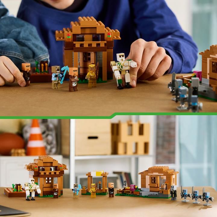 Produktbild LEGO Angriff des Magiers auf das Dorf (21596, LEGO Minecraft)