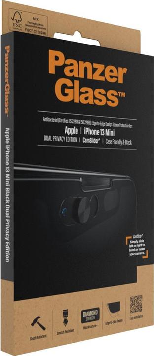 Actual product image PanzerGlass CamSlider Privacy (1 pcs., Apple iPhone 13 mini)