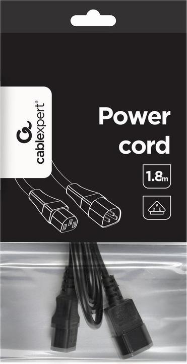 Actual product image Gembird PC-189-VDE Power supply extension cable (1.80 m)