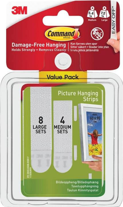 3M Kit de bandes à suspendre Command Picture