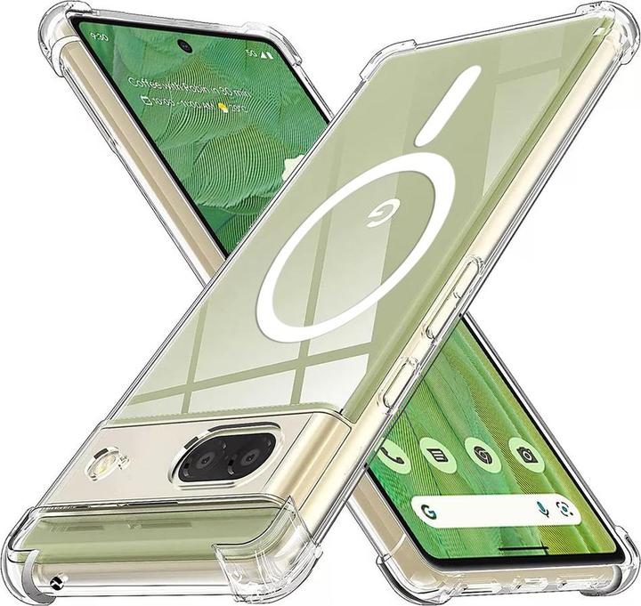 Actual product image Techsuit - Shockproof Clear Silicone MagSafe - Google Pixel 7 - Clear (Google Pixel 7)