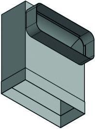 Hastrag Anschlussstutzen, senkrecht
