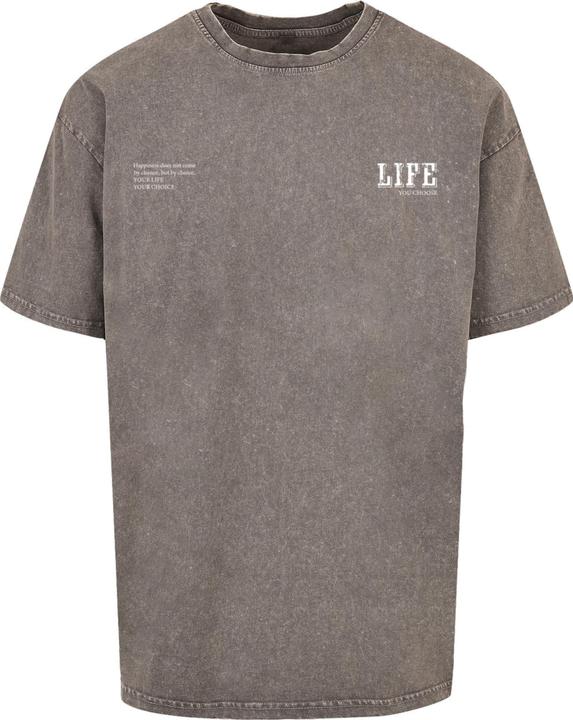 Produktbild Merchcode Life Acid Washed Oversized Tee - 139229 (S)