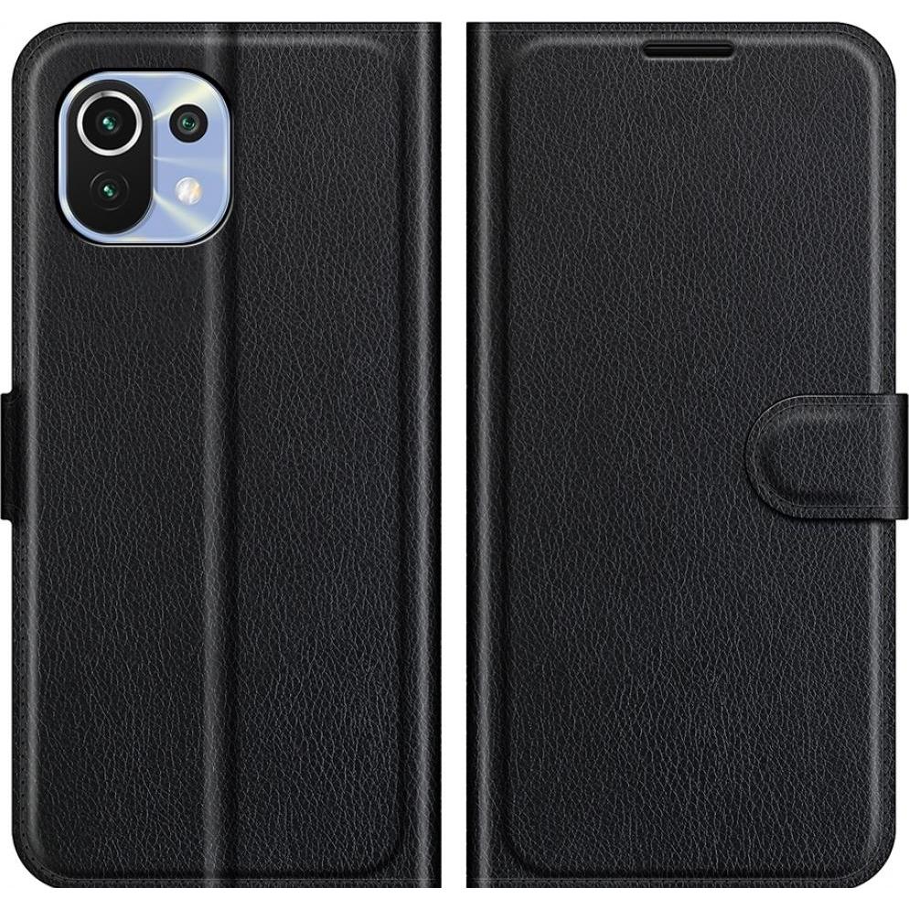 Thumbnail - Screenguard Xiaomi Mi 11 Lite Leather Guard Lederhülle (Xiaomi Mi 11 Lite), Smartphone Hülle, Schwarz