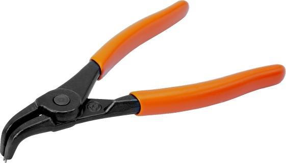 Produktbild Bahco Zange für Aussensicherungsringe mit 90° gewinkelten Backen, brüniert 180 mm (180 mm)