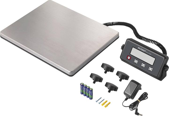 Produktbild Voltcraft VC-12870875 Bodenwaage Wägebereich (max.) 200kg Ablesbarkeit 50g über Steckernetzteil, b