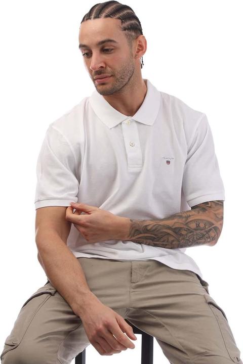 Actual product image GANT Mens Rugger Piqué Regular Polo Shirt (S)
