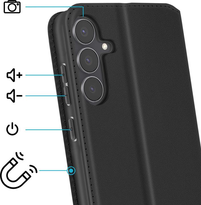 Actual product image Avizar Etui Galaxy S25 FE Wallet magnetisch Video-Stand (Samsung Galaxy S25 FE)