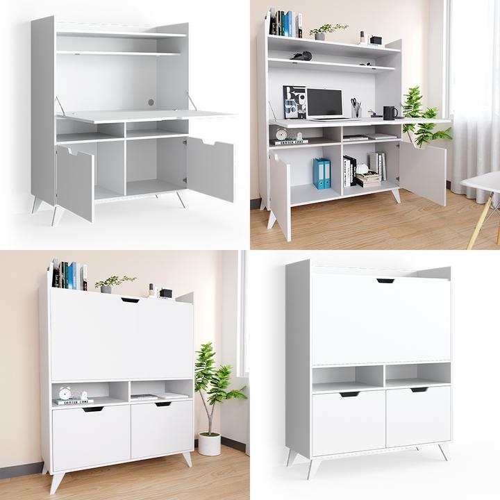 Produktbild Vicco Schreibtisch Berdi (110 x 45 x 140 cm)