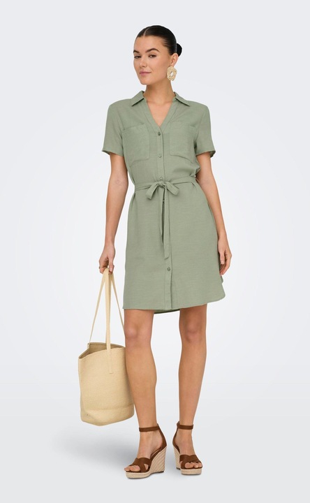Produktbild JdY JDYCAYA Midikleid Hemdblusenkleid (M)
