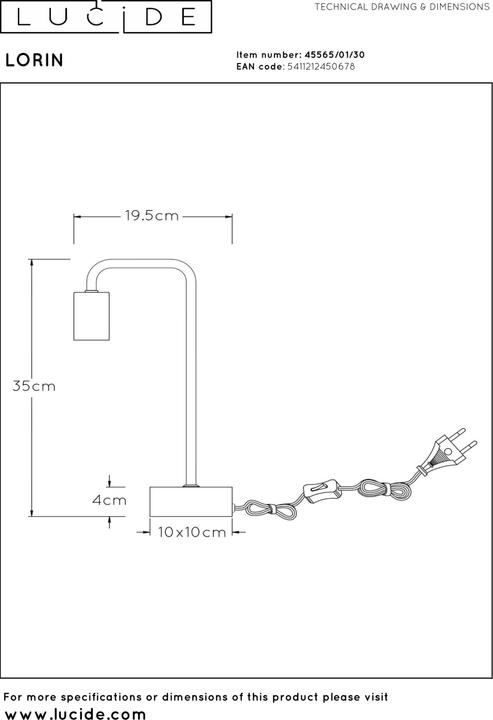 Produktbild Lucide Lorin (E27)
