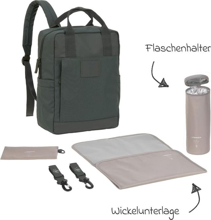 Produktbild Lässig Wickeltaschen & Wickelrucksäcke Wickelrucksack Vividal Backpack - Olive