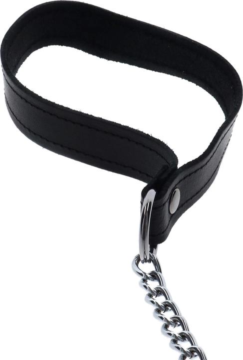 Produktbild XXdreamSToys Kettenleine mit Lederhandlauf schwarz