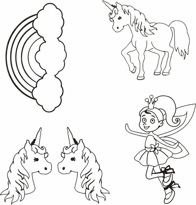 Actual product image Creativ Company Shrink foil unicorn