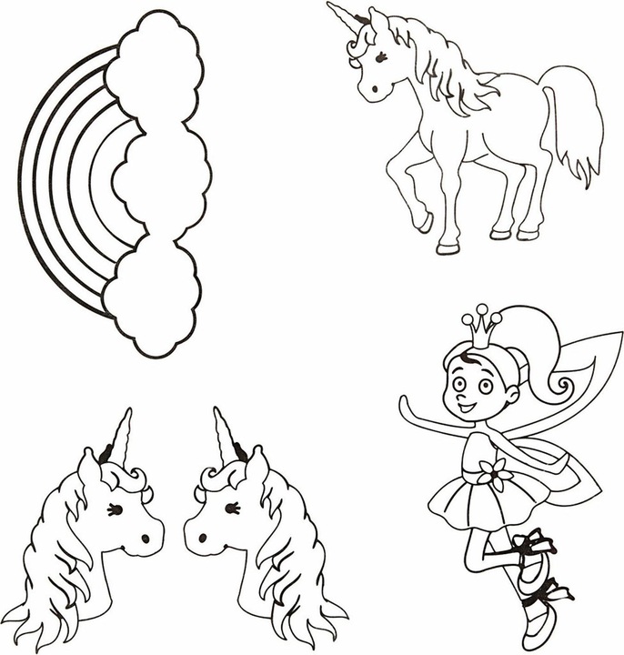Immagine prodotto Creativ Company Unicorno a foglio termoretraibile