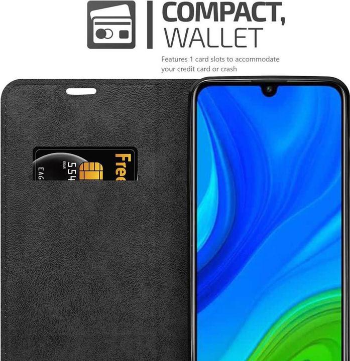 Actual product image Cadorabo Book Invisible Magnet Cover (Huawei P Smart (2020))