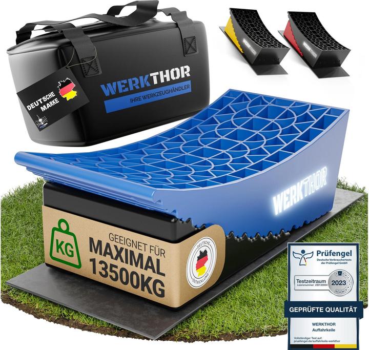 Image du produit Werkthor Innovative Auffahrkeile mit Unterlegmatte