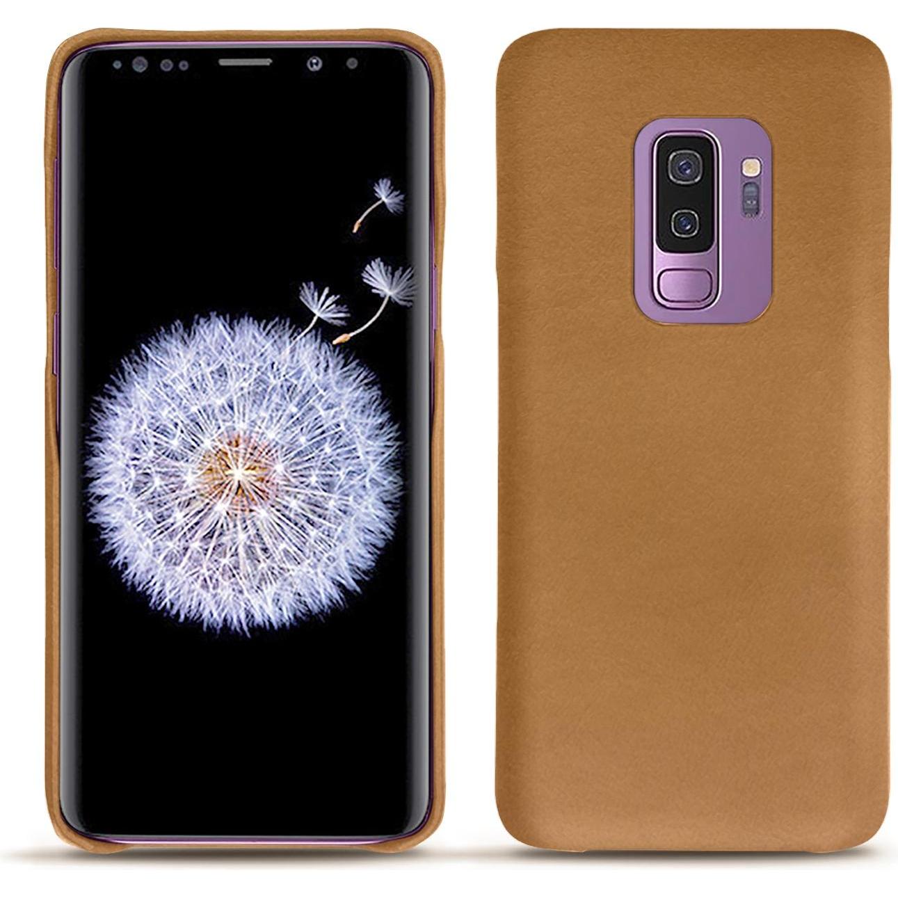 Noreve Lederschutzhülle (Samsung Galaxy S9+), Smartphone Hülle, Braun