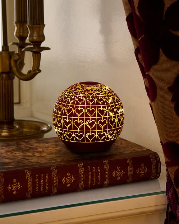 Actual product image Sirius Frida lantern, Ø 12 cm, Bordeaux (1 x)