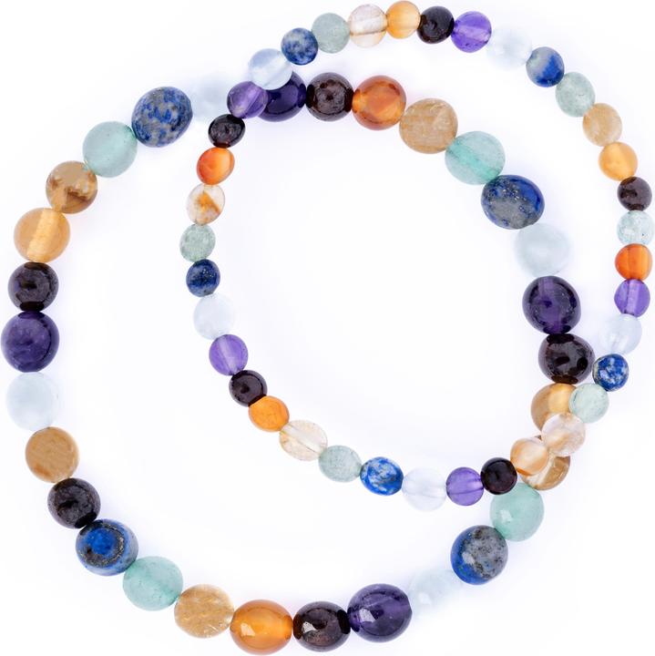 Immagine prodotto Rigi energy by ZEWI Set di braccialetti Chakra (9 cm)