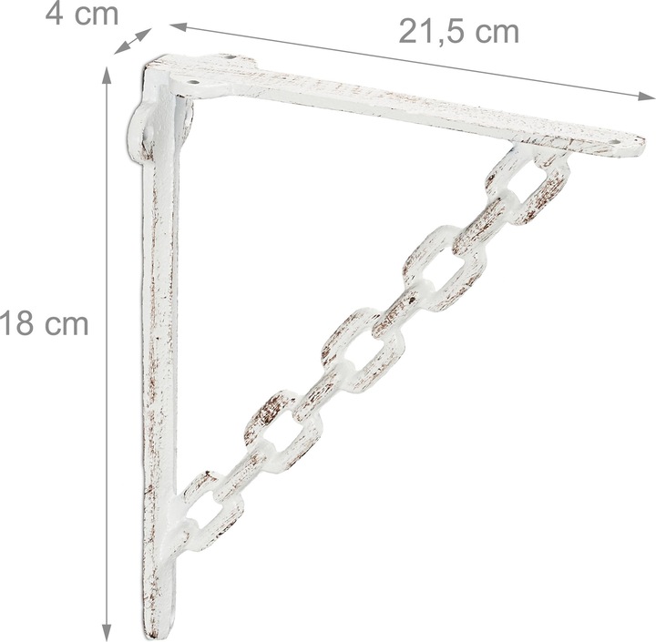 Actual product image Relaxdays 2x shelf angle