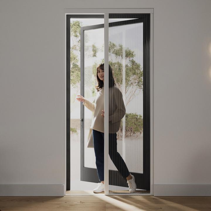 Produktbild Cocoon Home Concepts Cocoon Insektenschutztür plissiert weiss - 96 x 212 (96 x 212 cm)