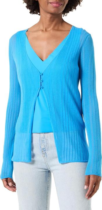 Actual product image Pinko Legend Knit Transparent Crepe Jacket (S)