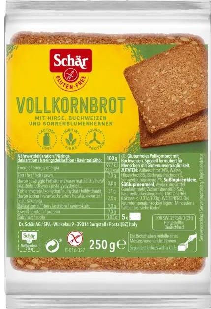 Produktbild Schär Vollkornbrot (250 g)