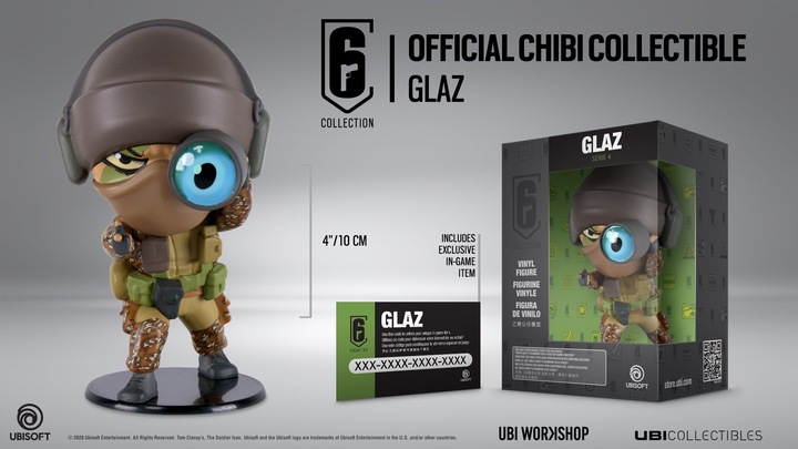 Actual product image Ubisoft Six Collection Chibi: Glaz (10cm)