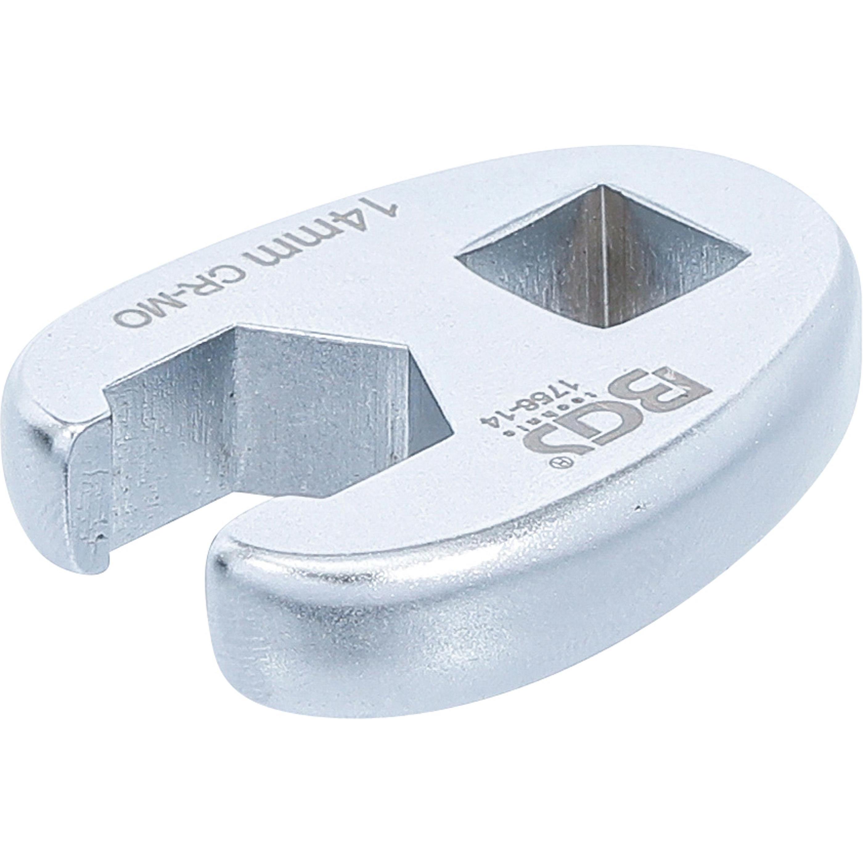 BGS, Steckschlüssel + Stecknuss, Hahnenfussschlüssel Antrieb Innenvierkant 10 mm (3/8") SW 14 mm (14 mm)