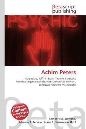 Produktbild Achim Peters (Deutsch, 2010)