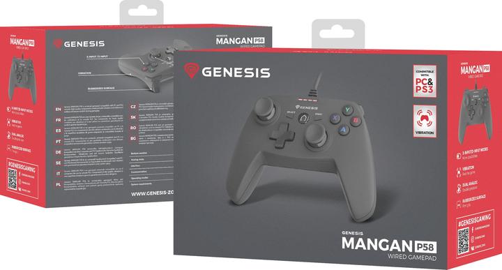 Actual product image Genesis P58 USB Gamepad Analog PC, Playstation 3 (PC, PS3)