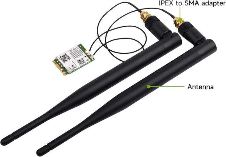 Produktbild WaveShare Wireless Modul AX210 NIC Wi-Fi 6E mit Antenne