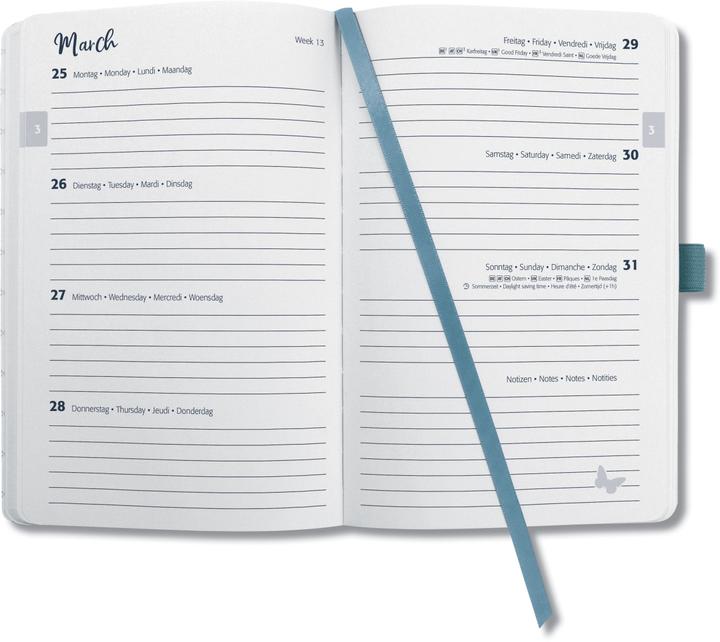 Valori nutrizionali e ingredienti Jolie Calendario settimanale (A6, Tedesco)