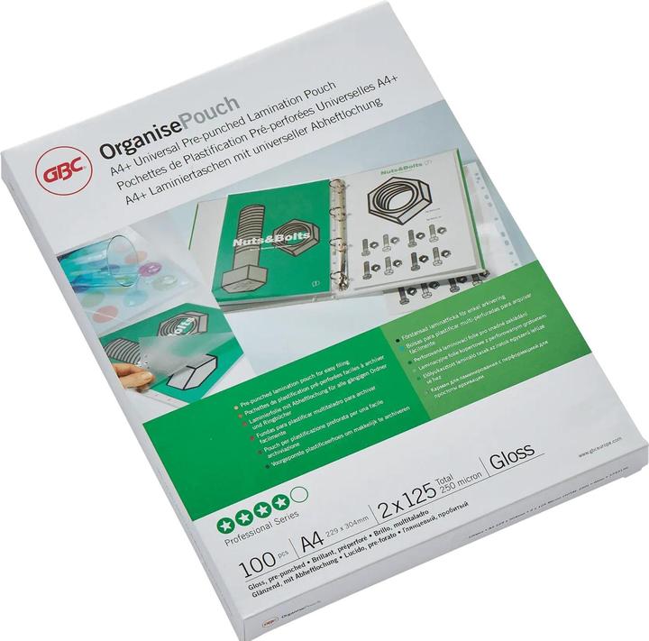 Produktbild GBC Laminierfolie (A4, 100 Stk., 125 µm)