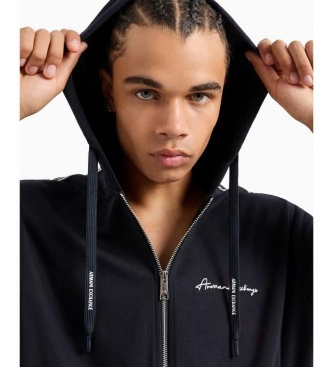 Image du produit Armani Exchange Sweat à Capuche à Fermeture Éclair Signature Logo Essential (XXL)