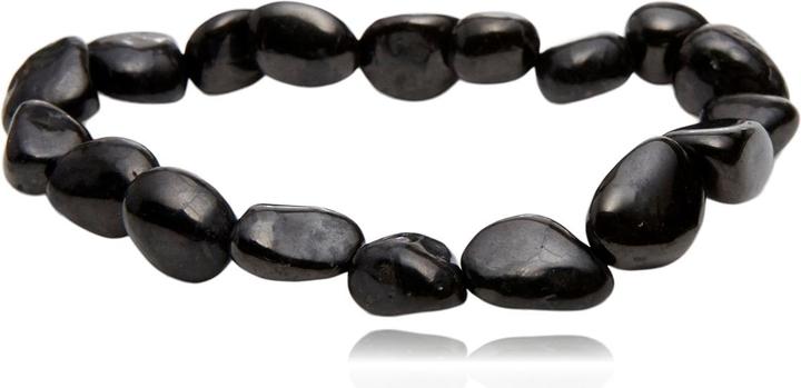 Immagine prodotto Leyda Bracciale di shungite (19 cm, Pietra)
