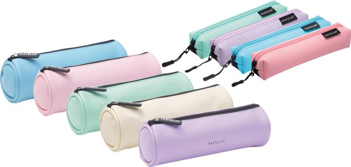 Immagine prodotto Pastelini Astuccio per matite (portamine) rotondo - blu opaco
