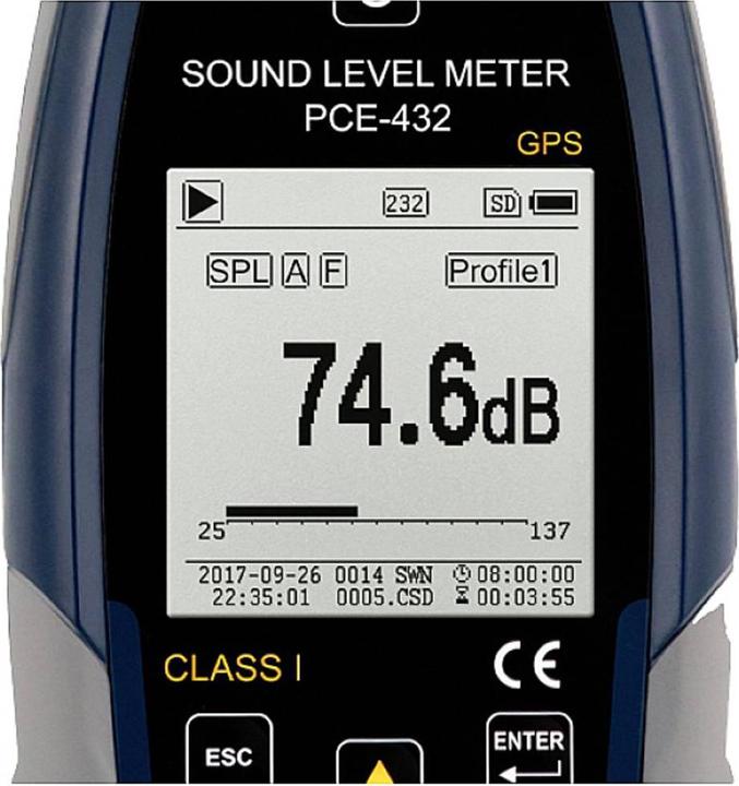Image du produit PCE Instruments Sonomètre/analyseur de son